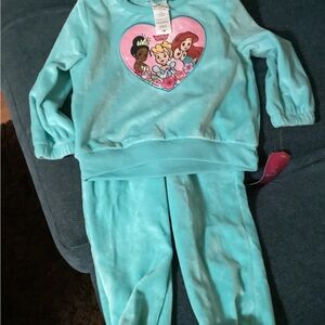 Disney Aqua Princess Velour Play Set 24 Months